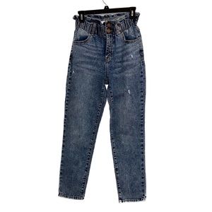 Rewind Mom Elastic Waist Jeans